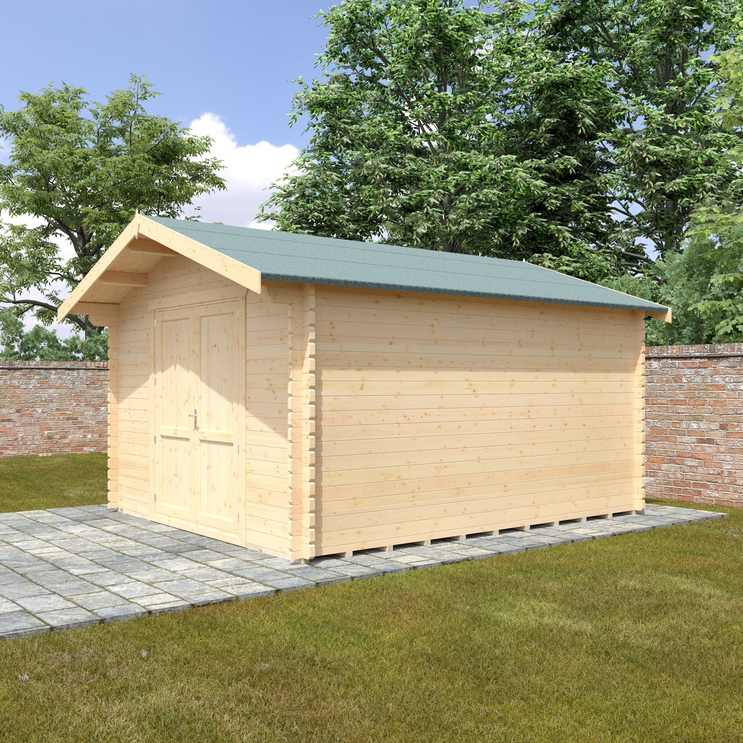 Marlborough 44mm Log Cabin