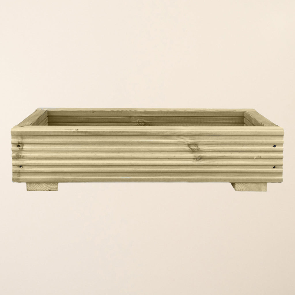 Scandinavian Redwood Long Decking Window Box Planter