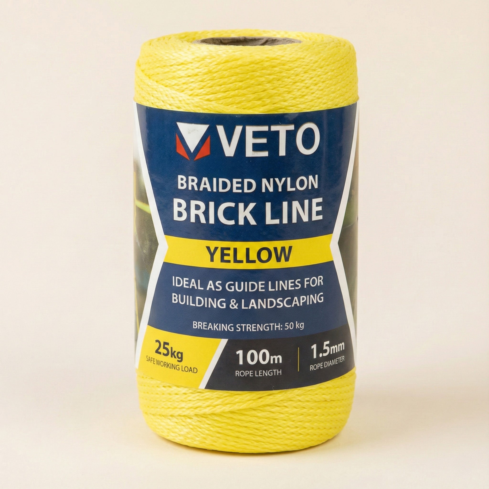 Nylon Builders Line (Yellow 100m)