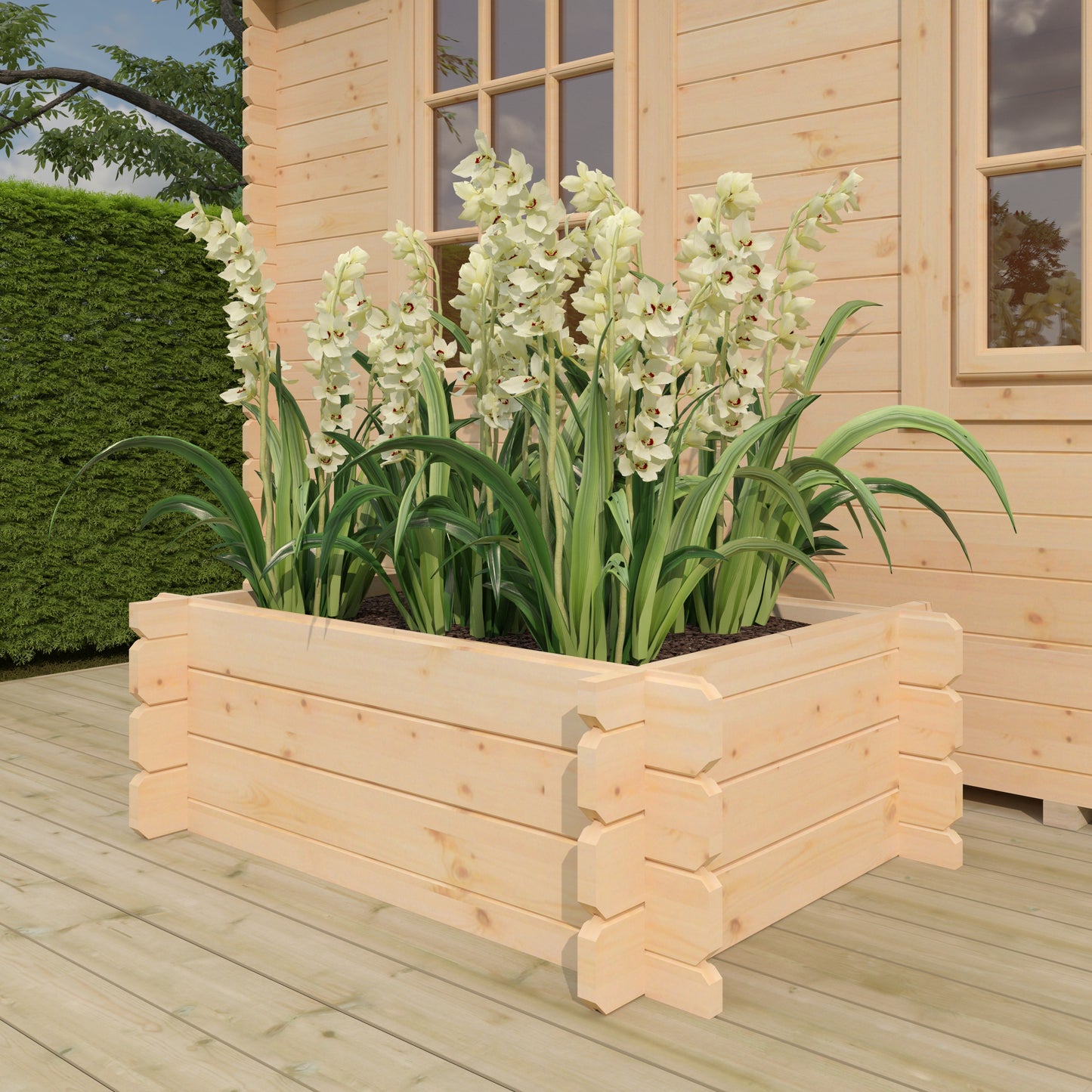 Raised Flower Bed