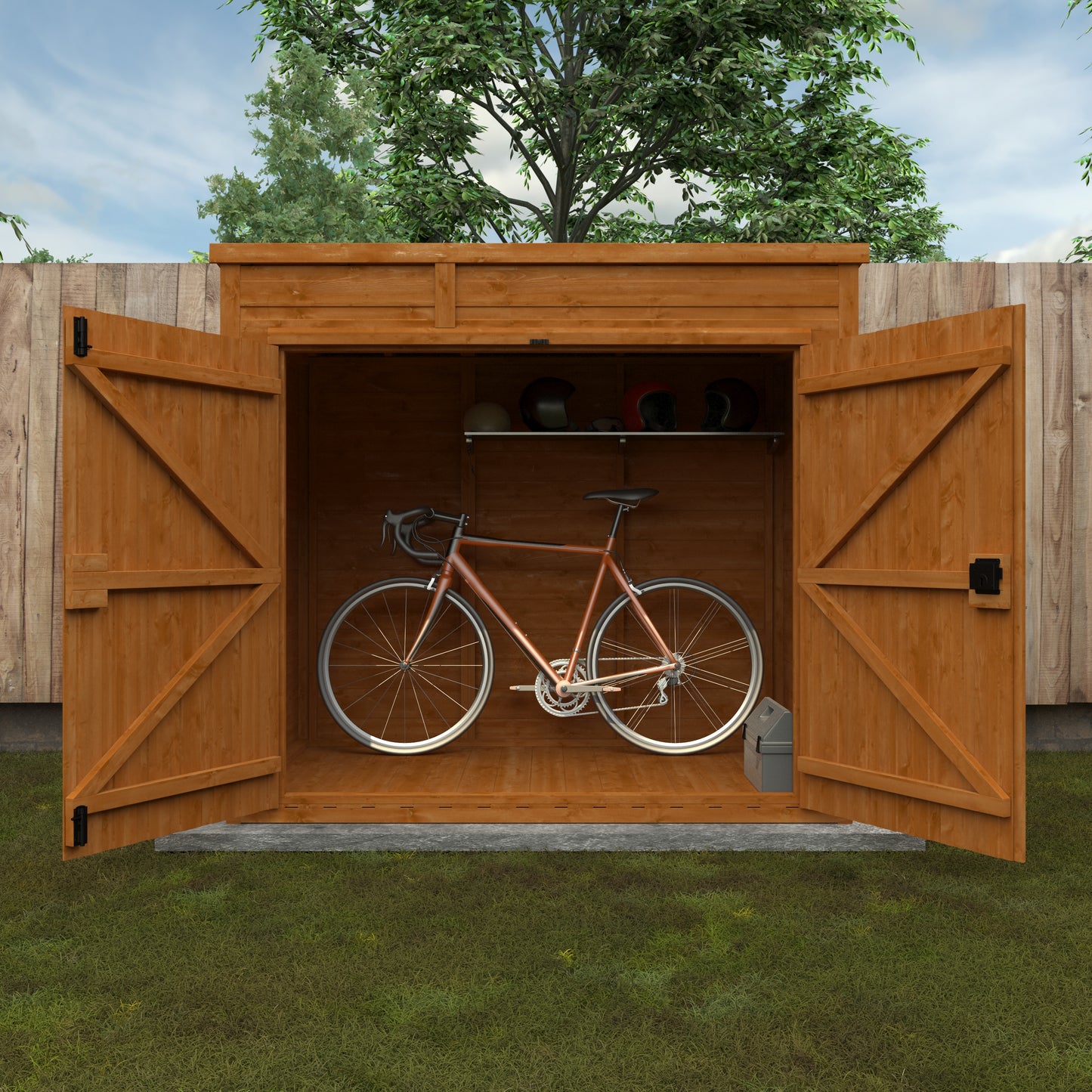 Flex Pent Bike Shed