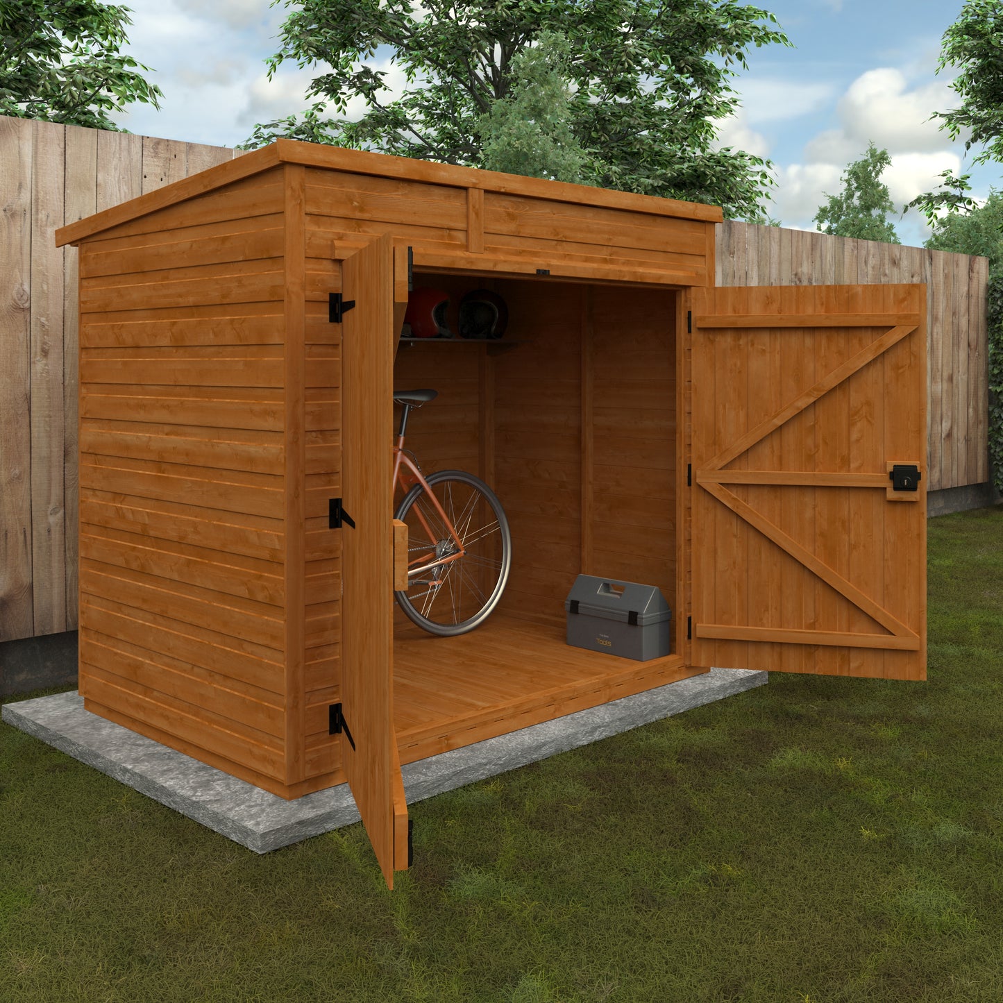 Flex Pent Bike Shed