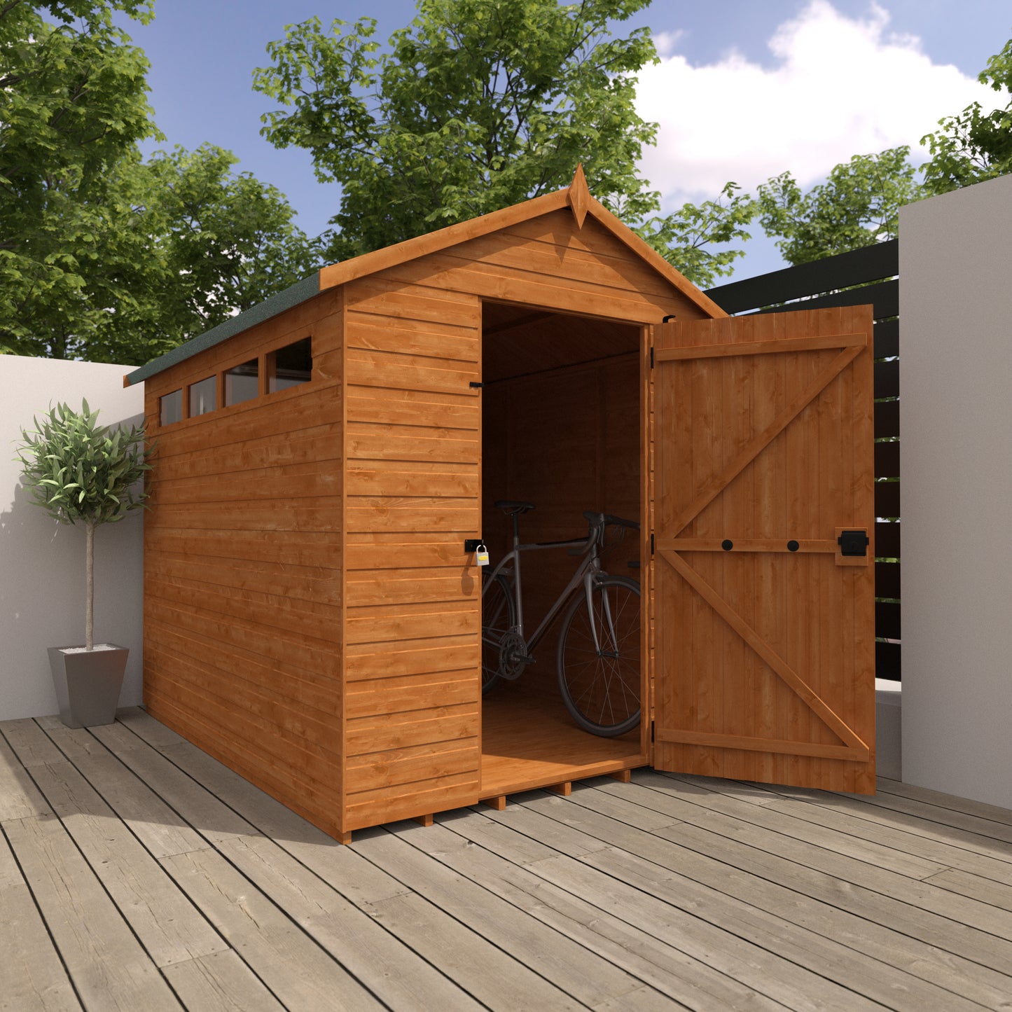 Security Apex Shed