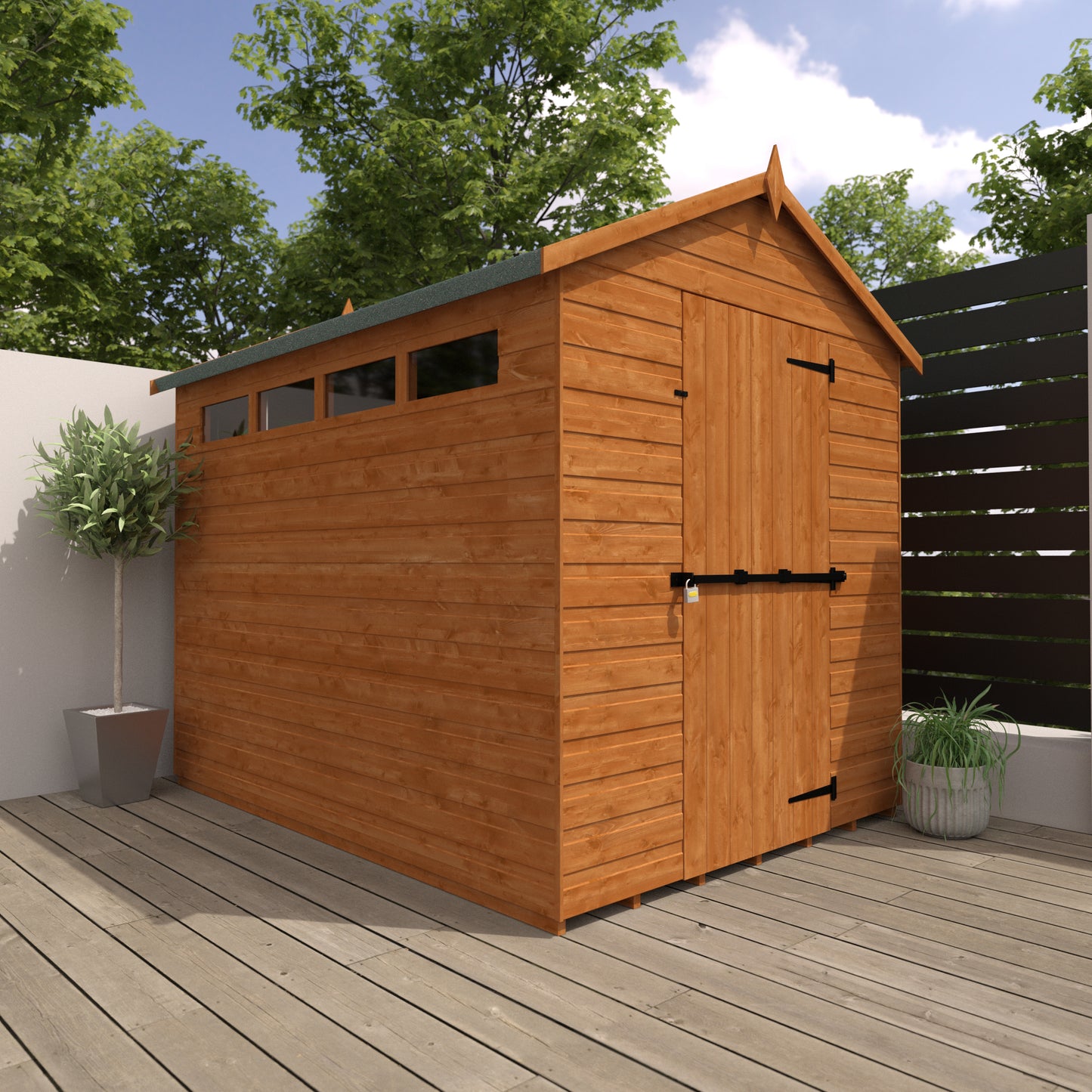 Security Apex Shed