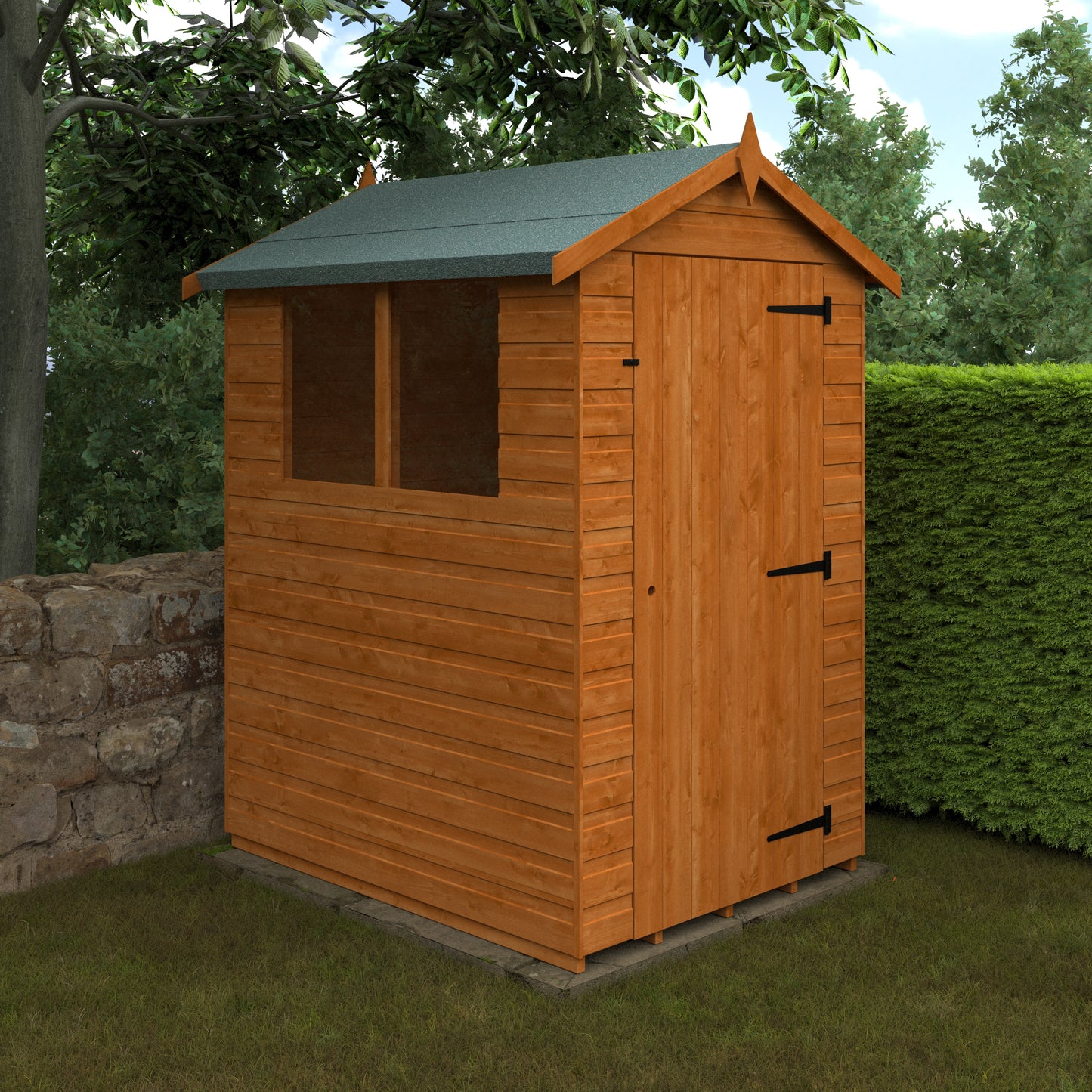 Super Apex Shed with Heavy Duty Framing