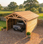 Oak Car Port - Multiple Roofing Options - Bespoke Available