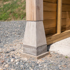 Corrugated Roof Oak Car Port