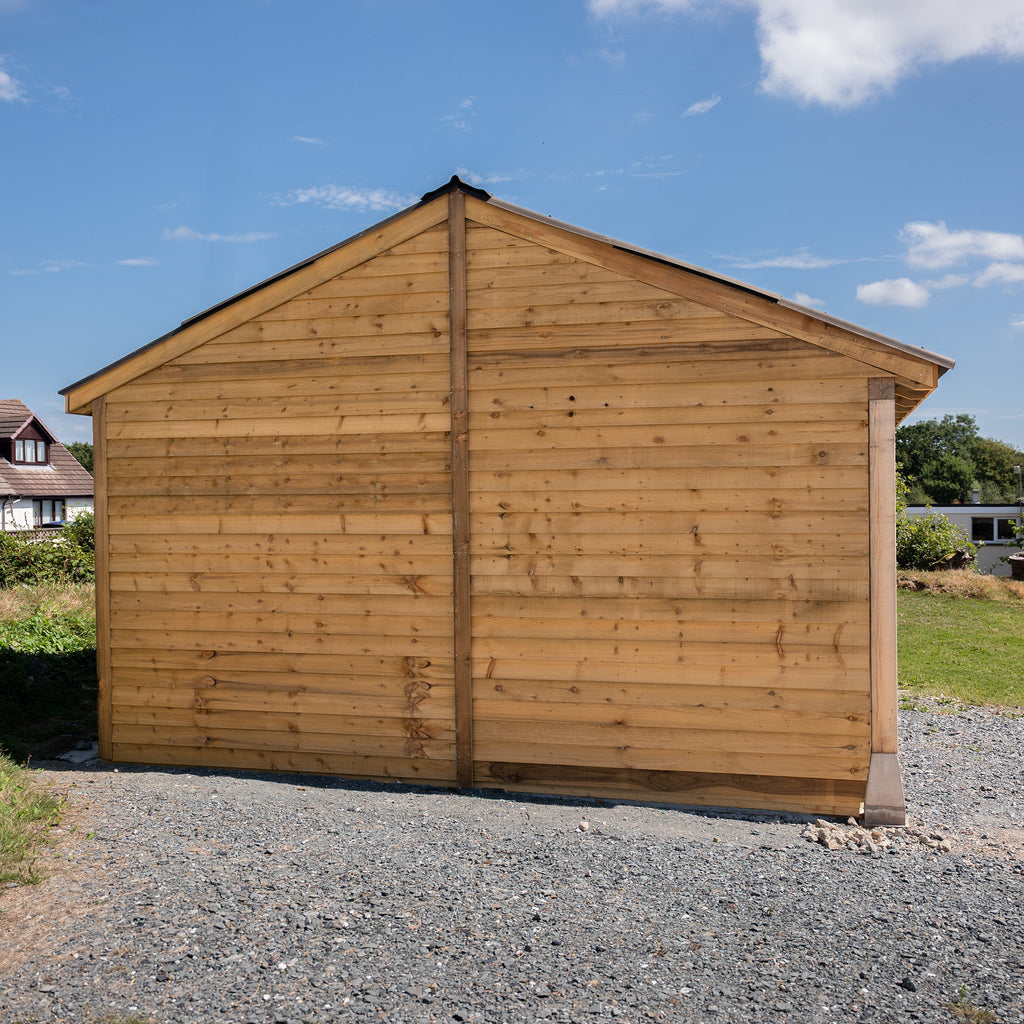 Corrugated Roof Oak Car Port