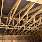 Corrugated Roof Oak Car Port