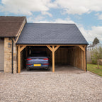 Oak Car Port - Multiple Roofing Options - Bespoke Available