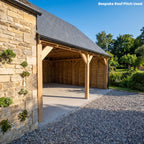 Oak Car Port - Multiple Roofing Options - Bespoke Available