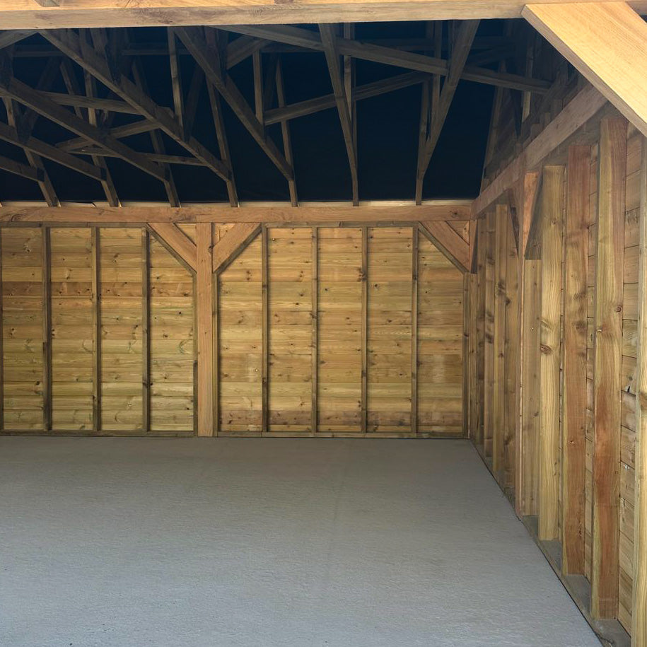 Oak Car Port - Multiple Roofing Options - Bespoke Available