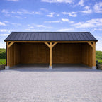 Oak Car Port - Multiple Roofing Options - Bespoke Available
