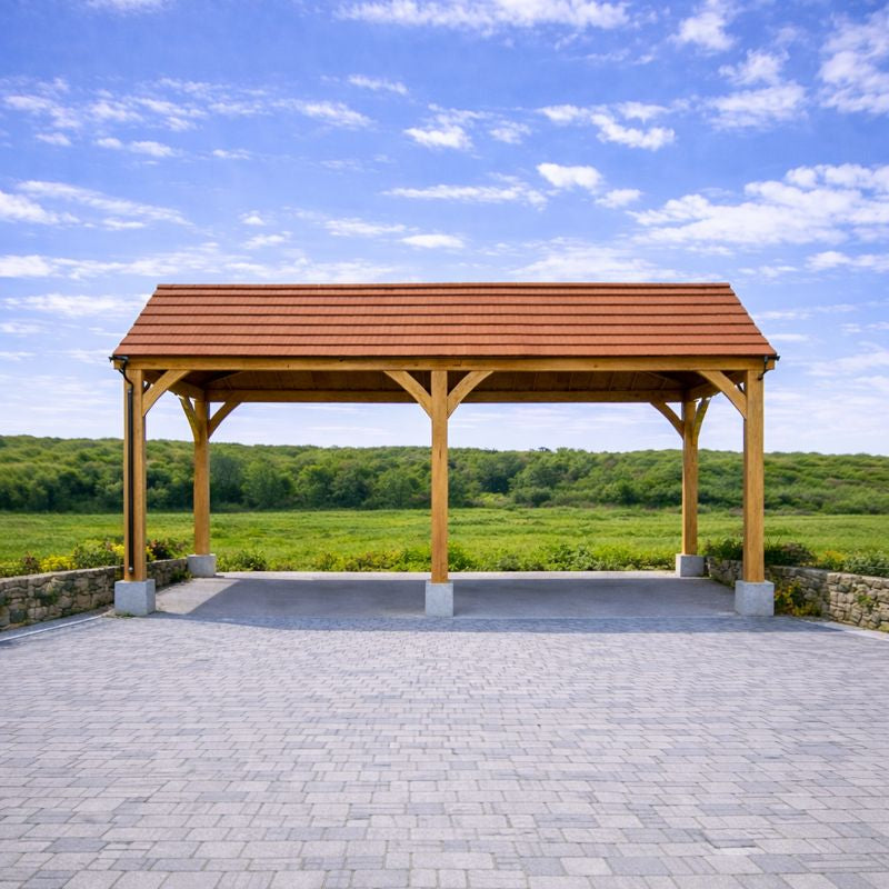 Oak Car Port - Multiple Roofing Options - Bespoke Available