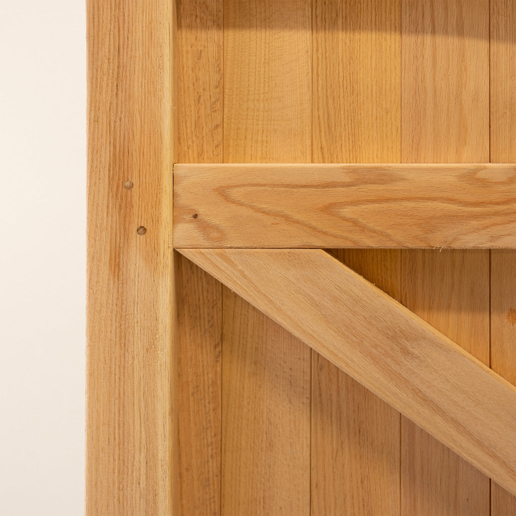 Swan Neck Cottage Oak Mortise & Tenon Driveway Gate
