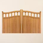 Swan Neck Cottage Oak Mortise & Tenon Driveway Gate