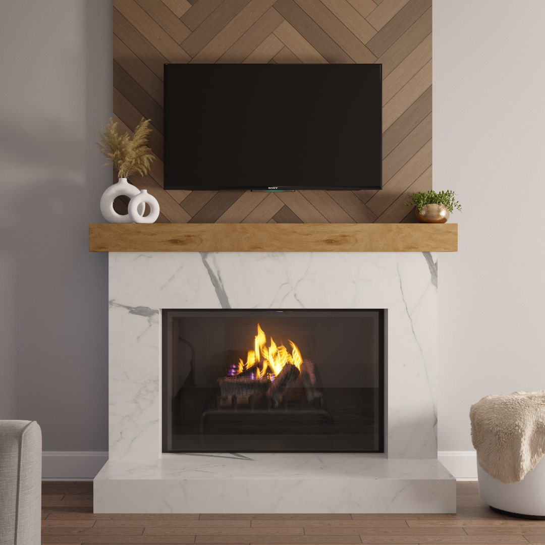 Oak Mantel