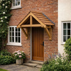 Apex Cedar Featheredge Roof Oak Porch Canopy
