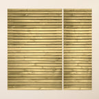 Scandinavian Redwood 3/4 & 1/4 Split Slatted Gate
