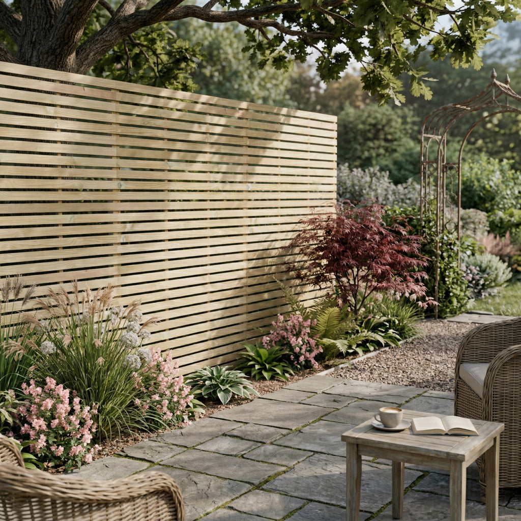 Treated PSE Slatted Panel