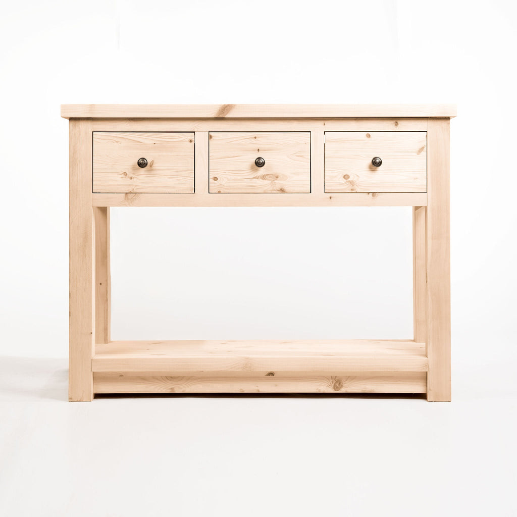 Padstow Scandinavian Pine Hallway Console Table