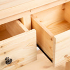 Padstow Scandinavian Pine Hallway Console Table