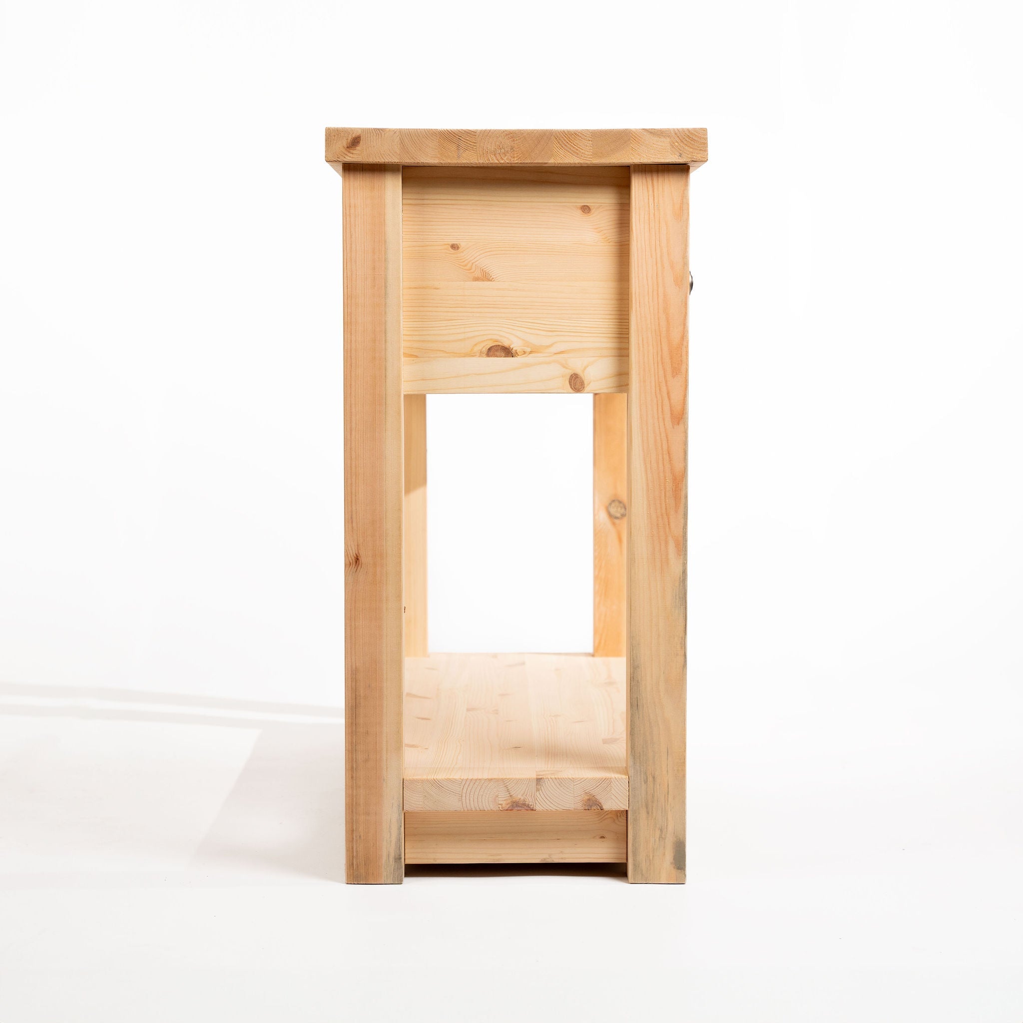 Padstow Scandinavian Pine Hallway Console Table