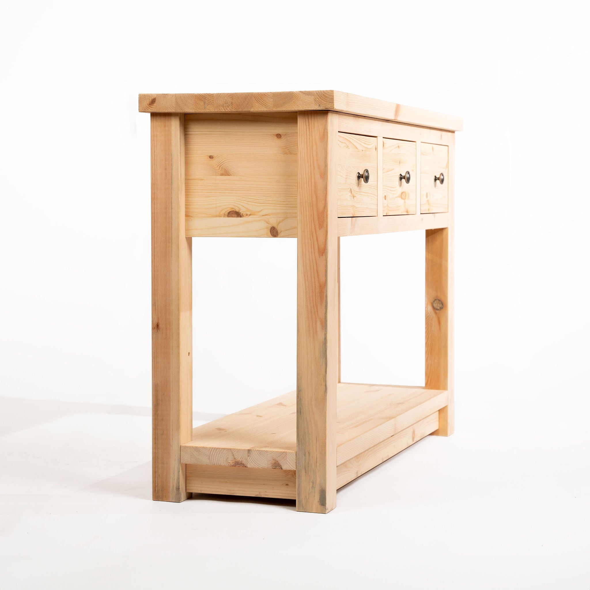 Padstow Scandinavian Pine Hallway Console Table