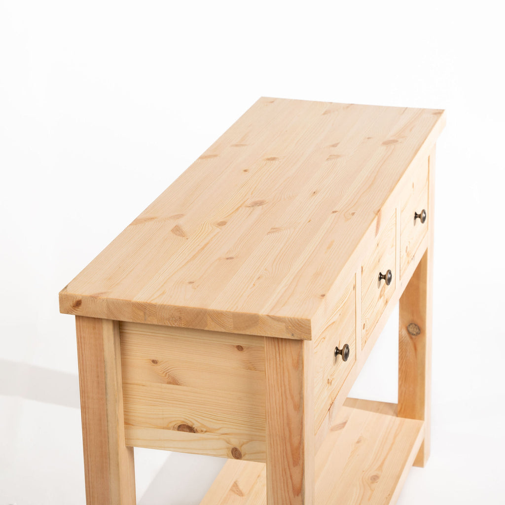Padstow Scandinavian Pine Hallway Console Table