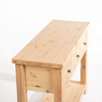 Padstow Scandinavian Pine Hallway Console Table
