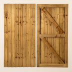 Padstow Wooden Garden Featheredge Gate (2.4m High)