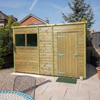 Pent Felt Roof Premium Pressure Treated Wooden Shed