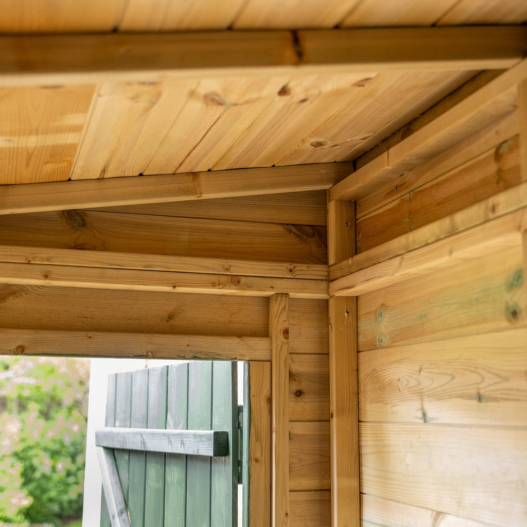 Pent Felt Roof Premium Pressure Treated Wooden Shed