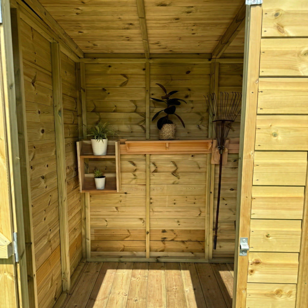 Pent Felt Roof Premium Pressure Treated Wooden Shed