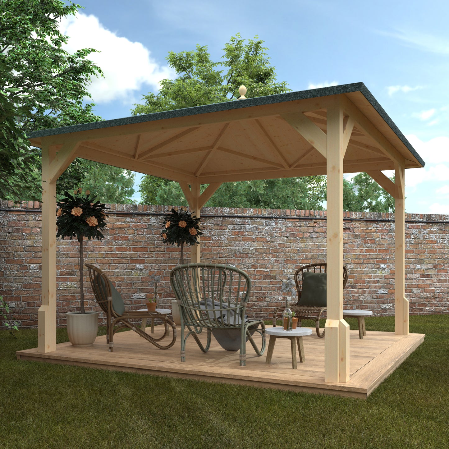 The Roofed Pergola