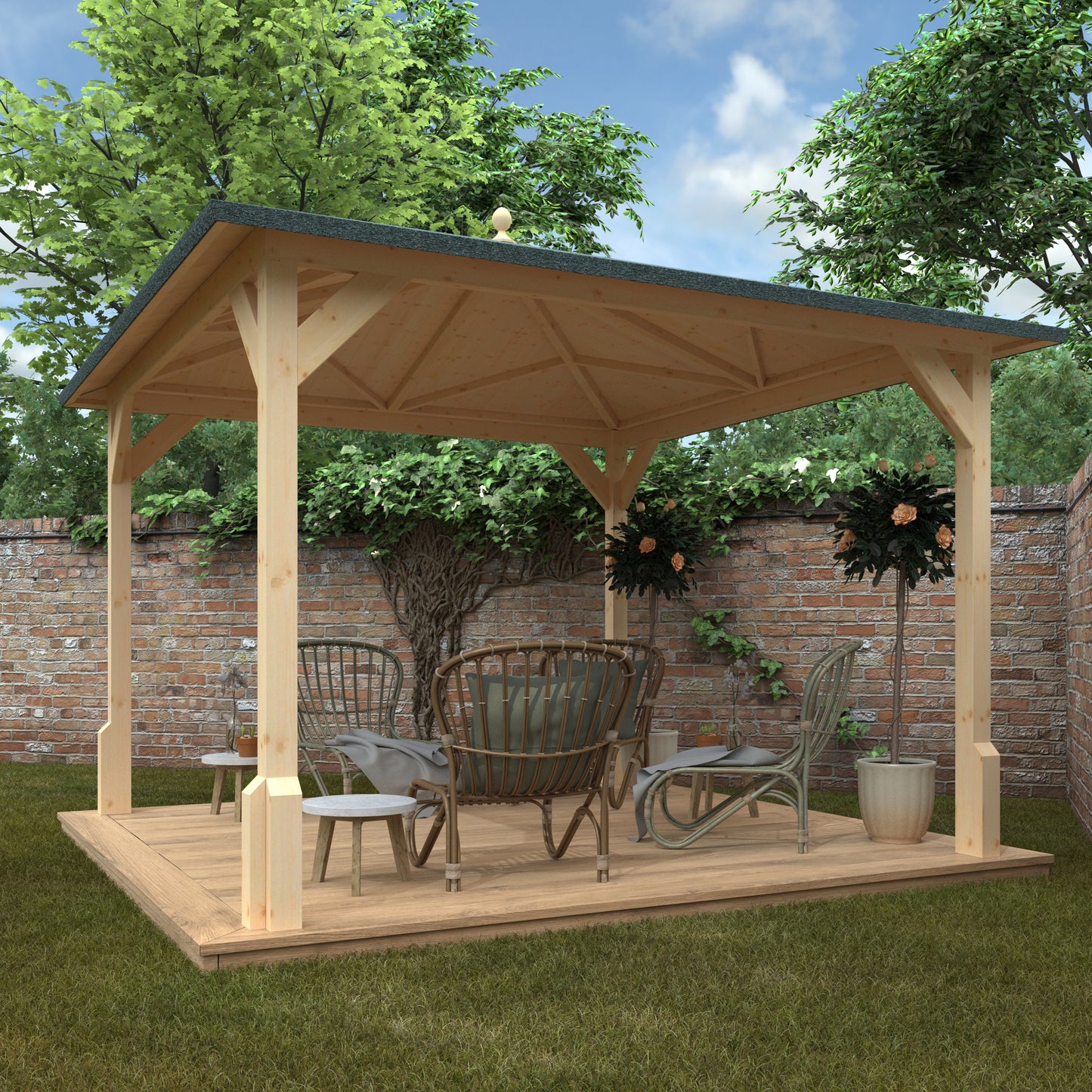 The Roofed Pergola
