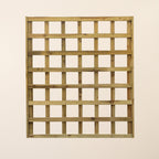 Scandinavian Redwood Deluxe Decking Planter With Trellis
