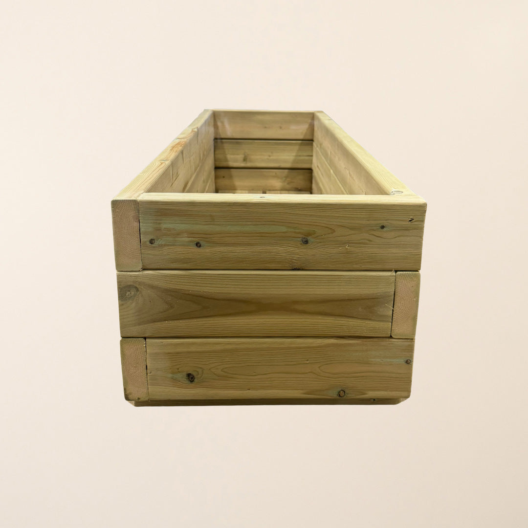 Premium Treated Redwood Overlap Planter
