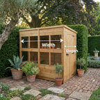 Pent Roof Potting Shed