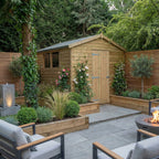 Ruby Felt Roof Apex Shed