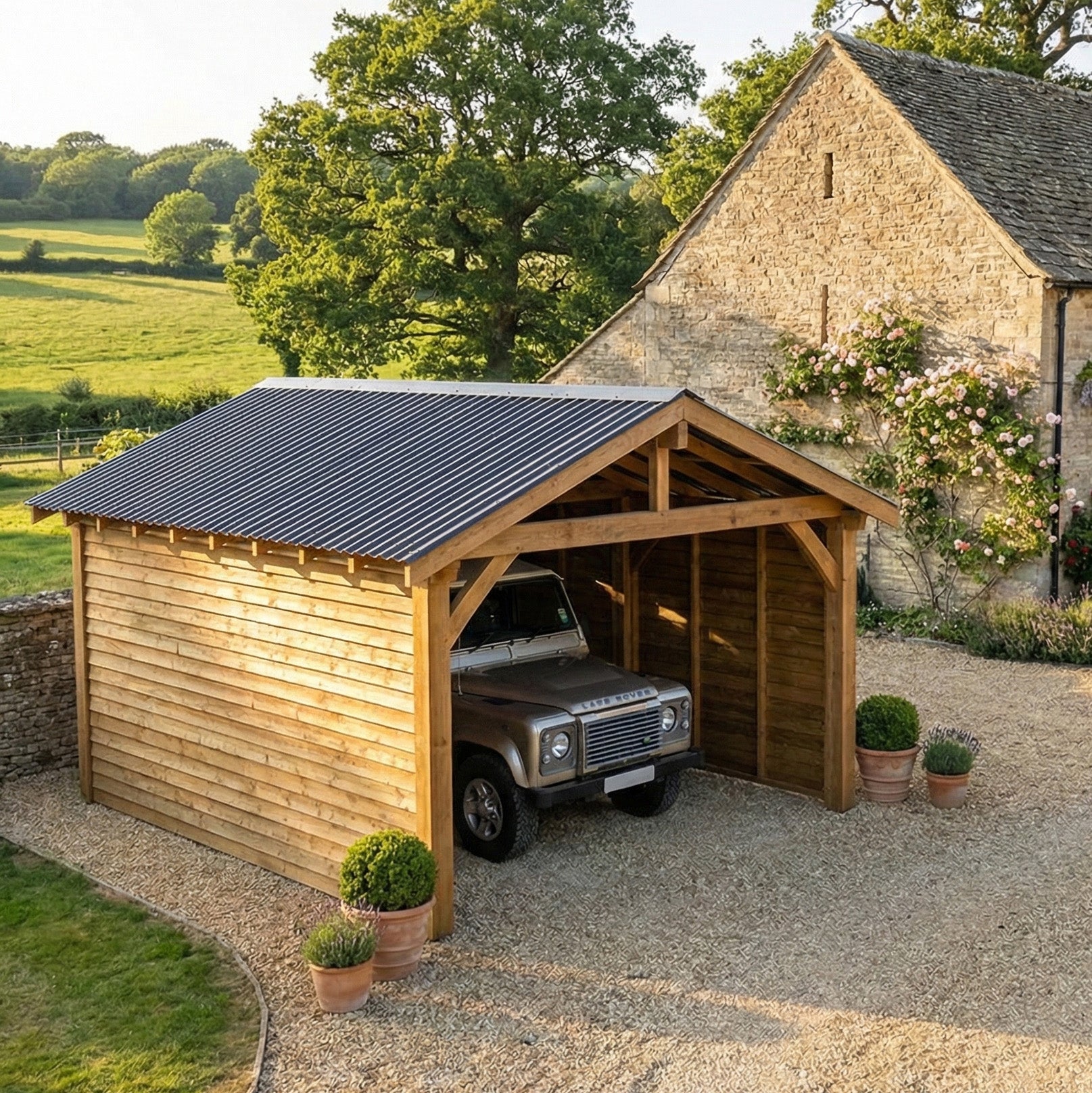 Pressure Treated Softwood Car Port