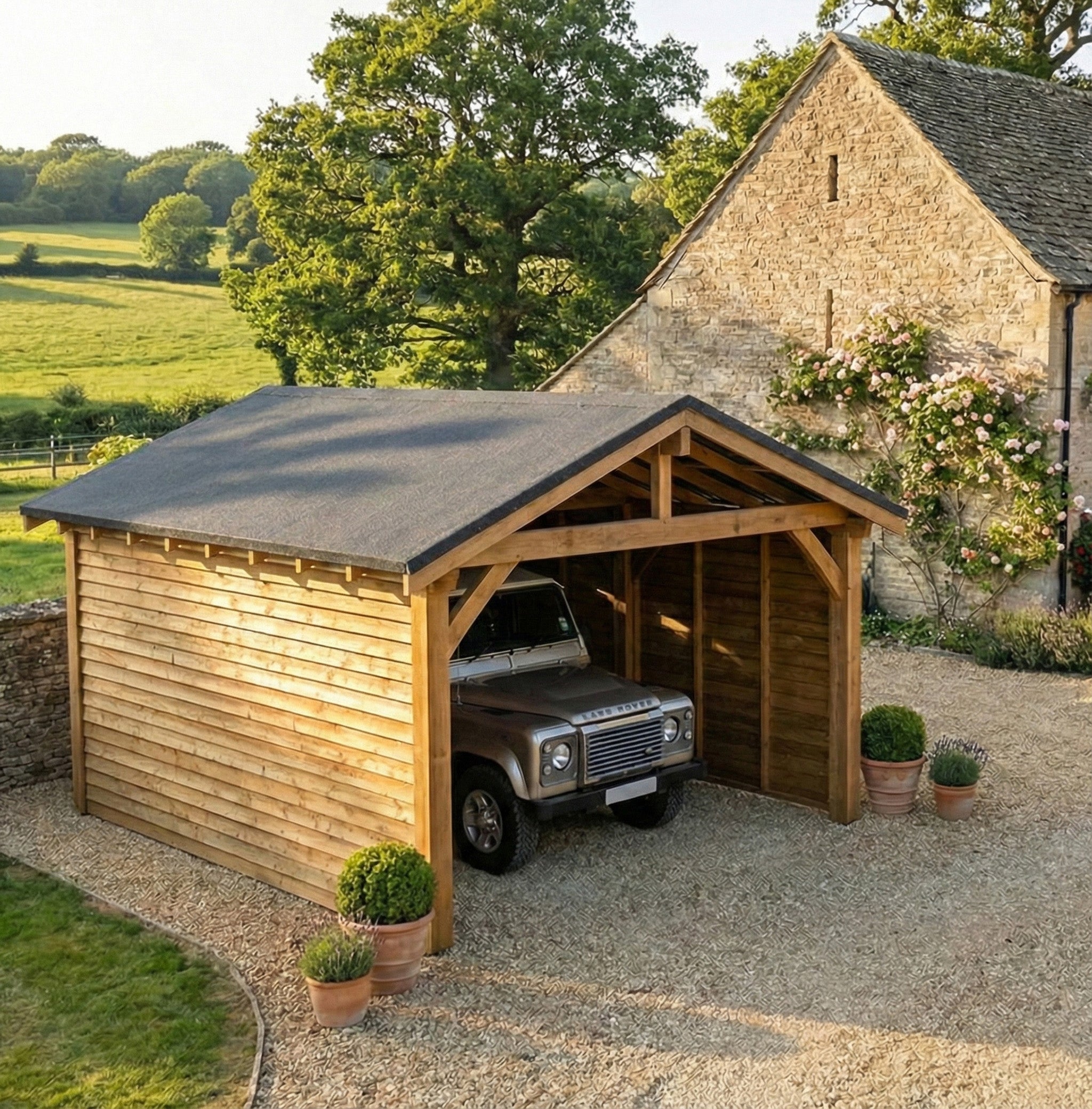 Pressure Treated Softwood Car Port