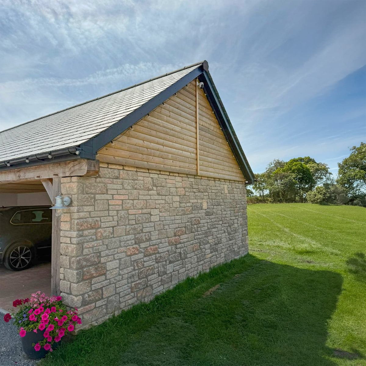 Treated Redwood Loglap 119mm x 21mm Cladding