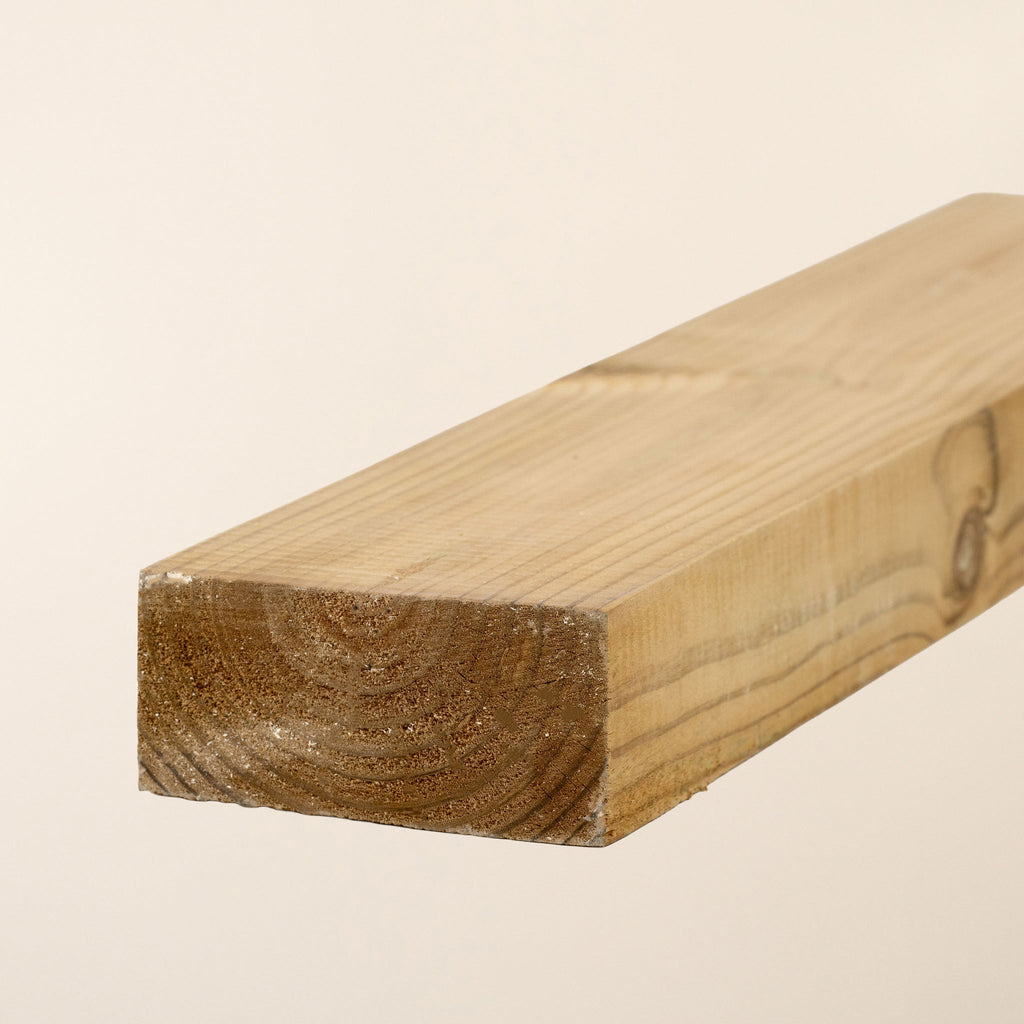 4" x 2" Treated Planed Square Edge