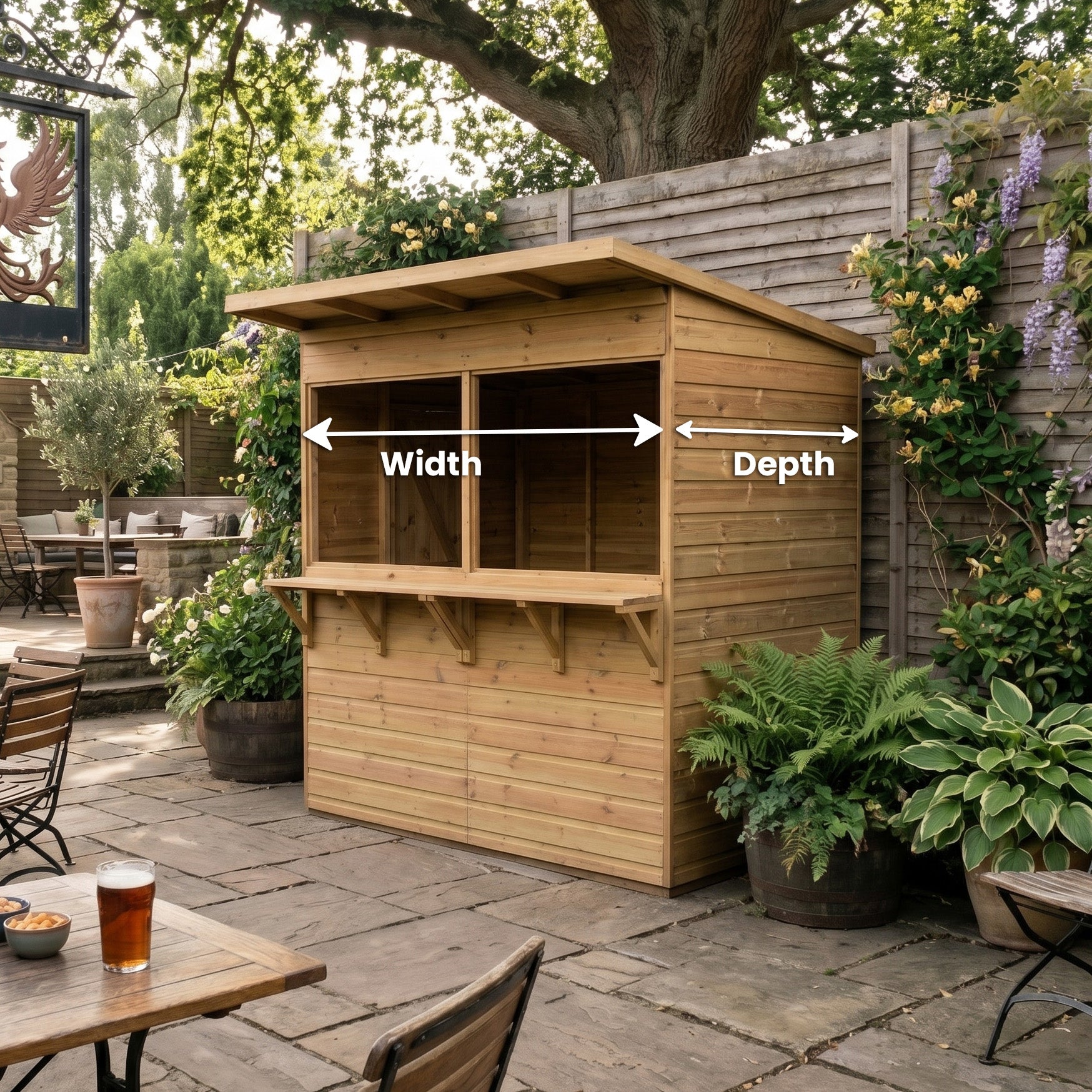 Ruby Premium Pub Shed