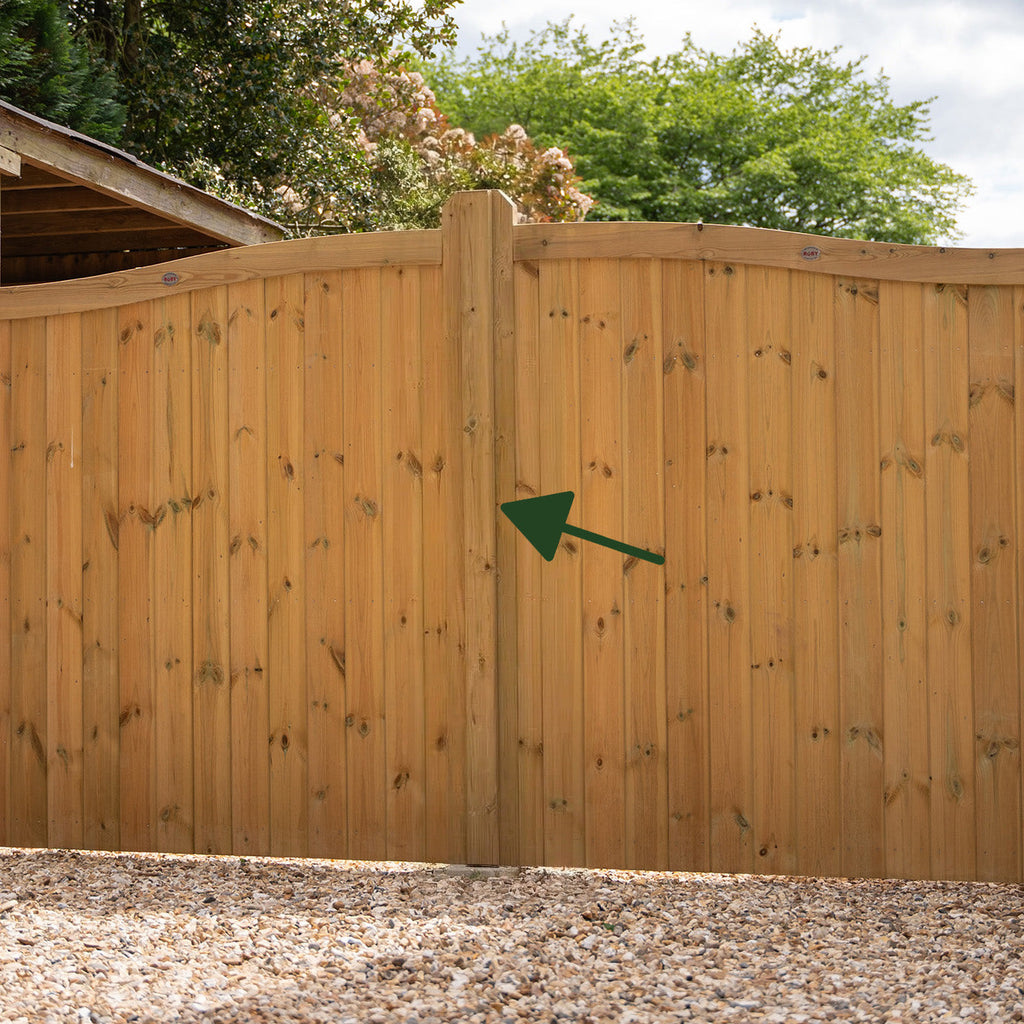 Gate Closing Strip (Redwood Gates)
