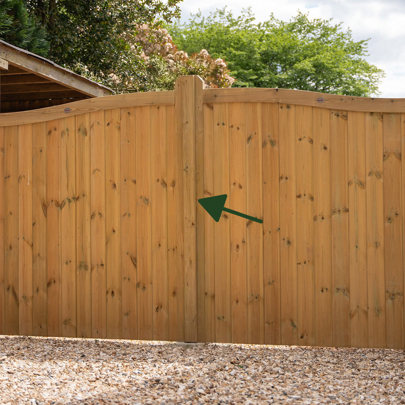 Gate Closing Strip (Redwood Gates)