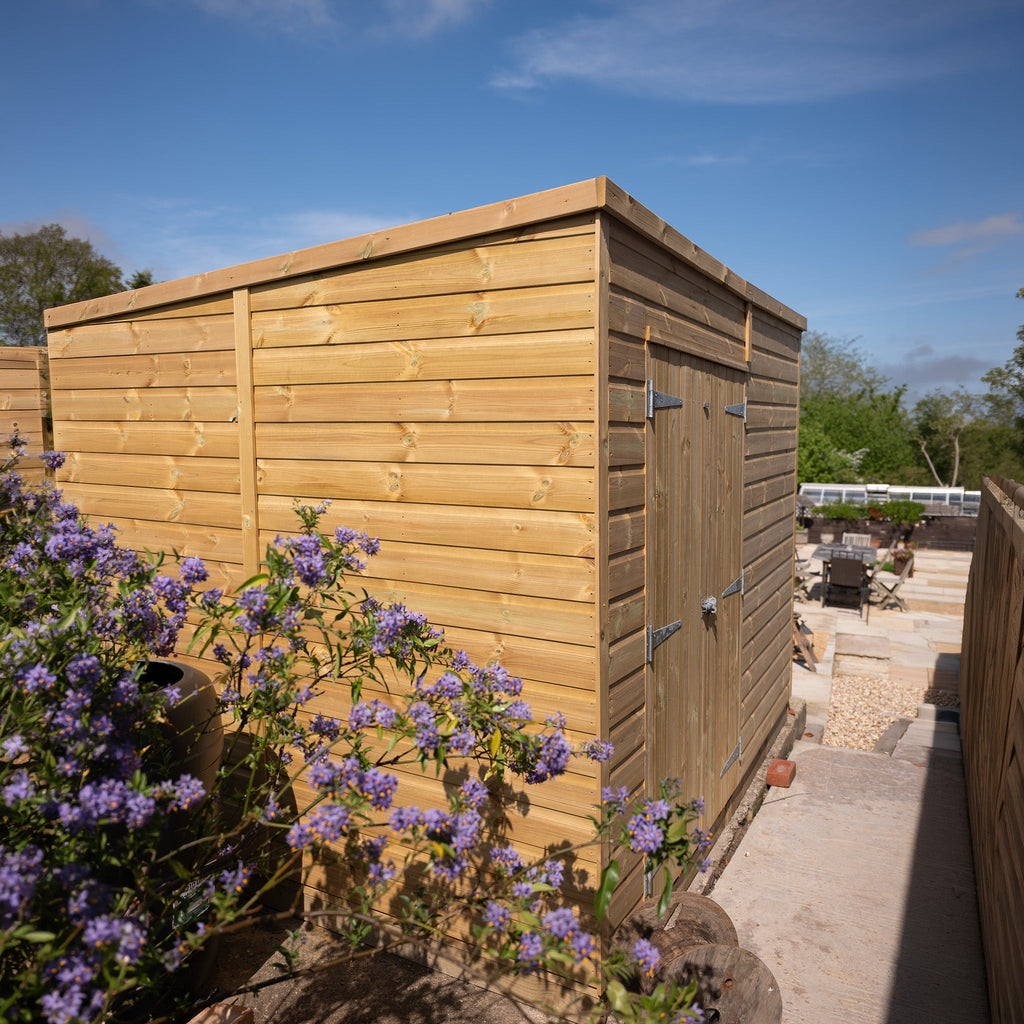 Pent Felt Roof Premium Pressure Treated Wooden Shed