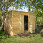 Ruby Pent Felt Roof Wooden Shed