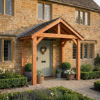 Apex Featheredge Roof Pressure-Treated Full Height Porch (4 Posts)